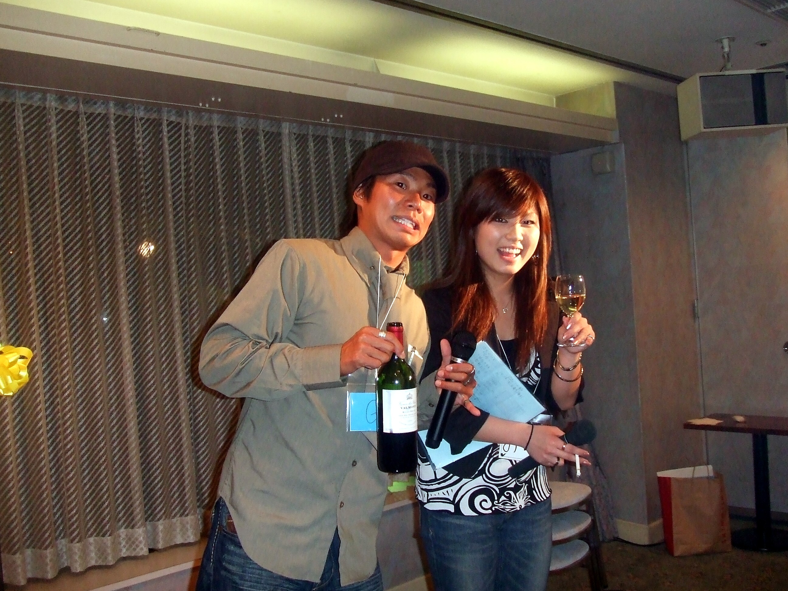 幹事の櫛田達郎さんと猪又和美さん